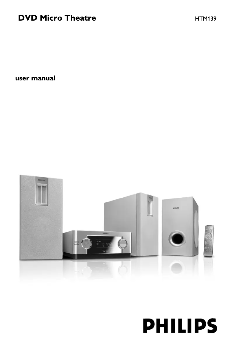 Página 1 del manual Manual de usuario Philips HTM139