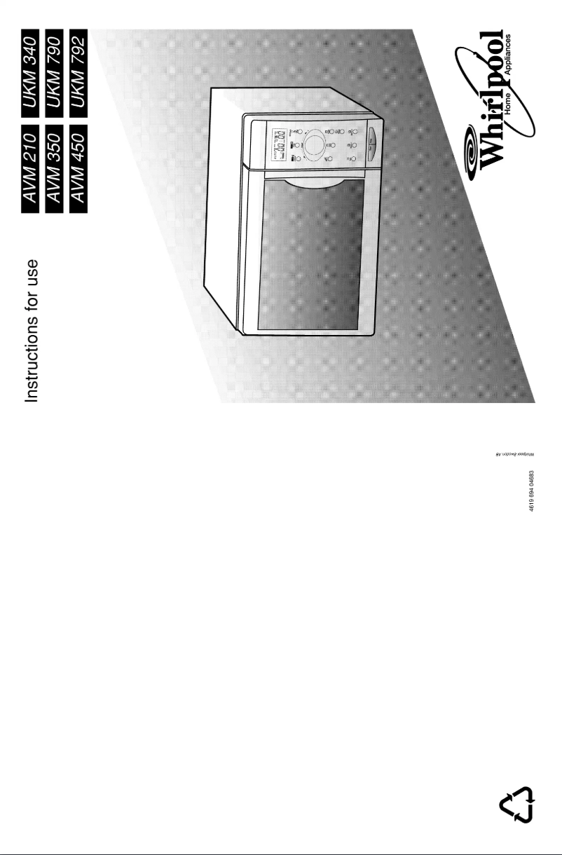 Imagen de la primera página del manual del dispositivo AVM 450