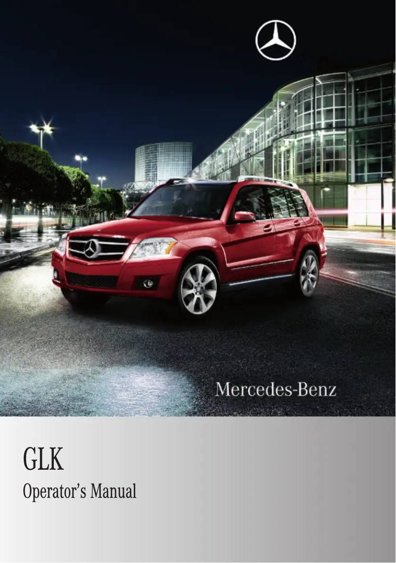 Página 1 del manual Manual de usuario Mercedes-Benz GLK-Class (2010)