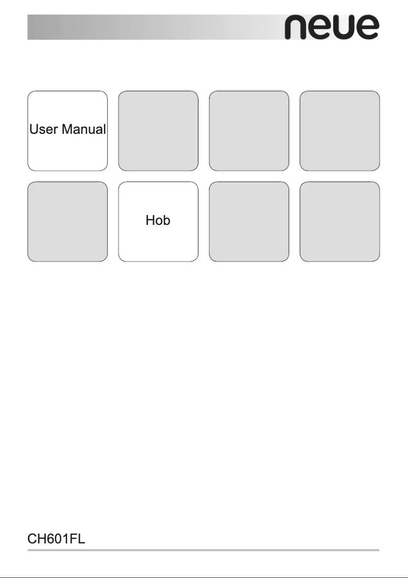 Página 1 del manual Manual de usuario Neue CH601FL