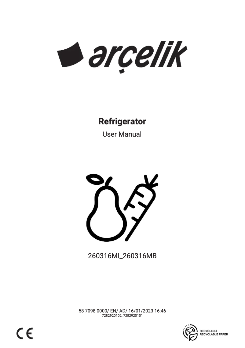 Imagen de la primera página del manual del dispositivo 260316 MB