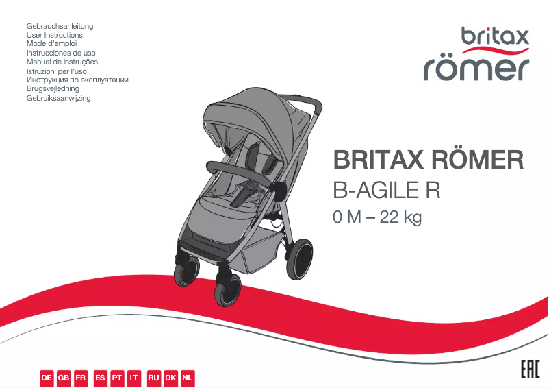 Página 1 del manual Manual de usuario Britax-Römer B-Agile R