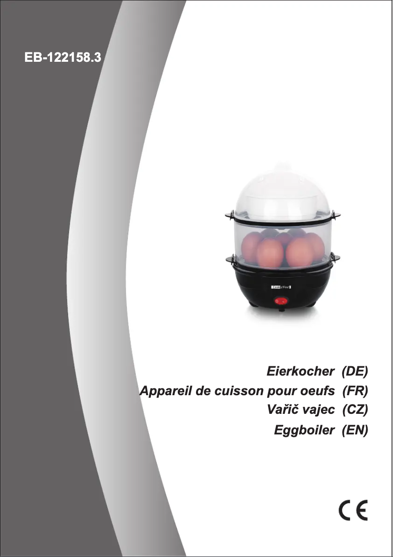 Imagen de la primera página del manual del dispositivo EB-122158