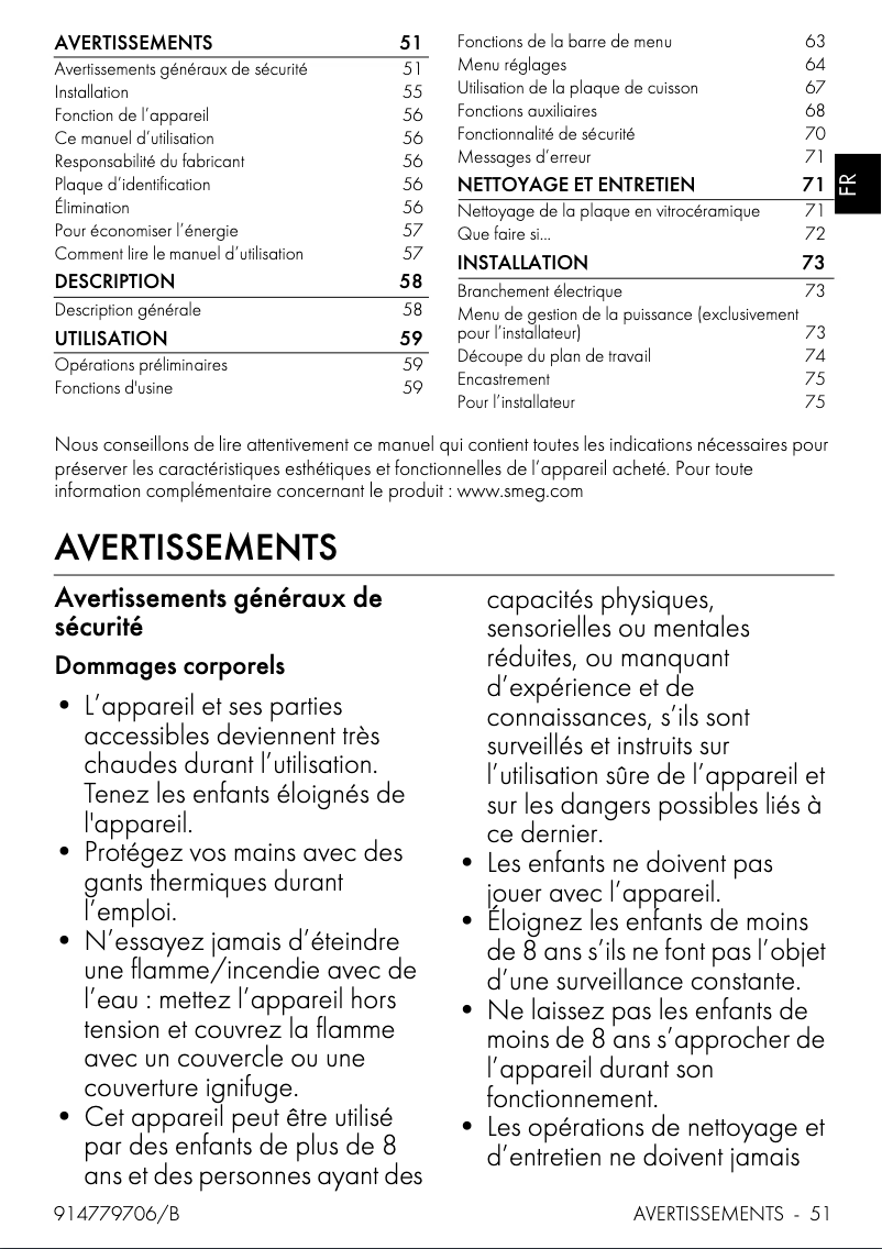 Imagen de la primera página del manual del dispositivo SIA1963DS