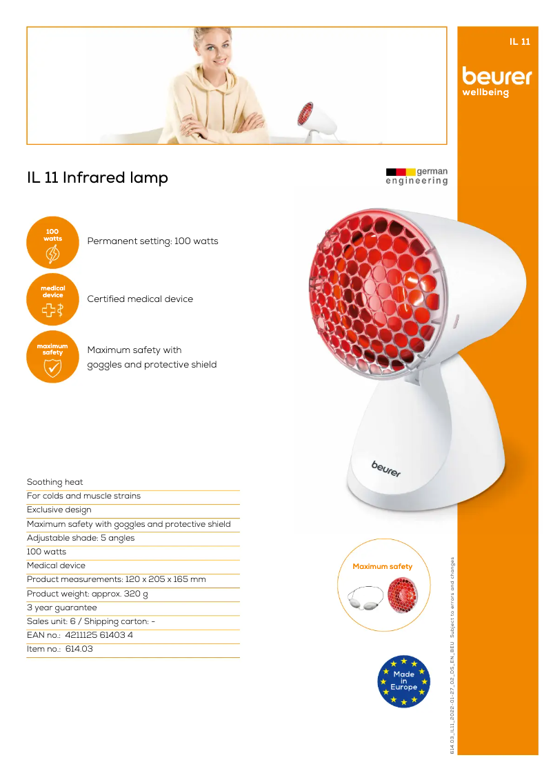 Imagen de la primera página del manual del dispositivo IL 11