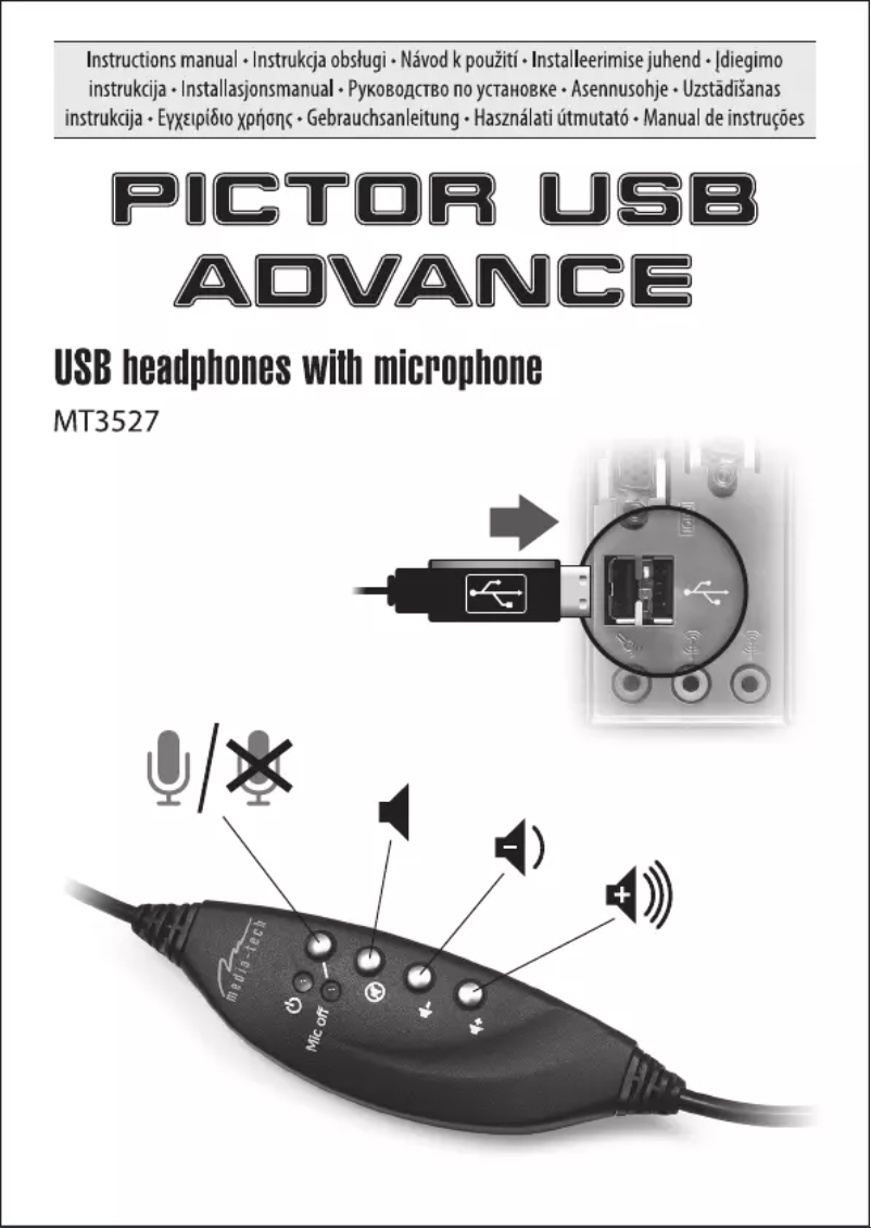 Página 1 del manual Manual de usuario Media-Tech MT3527