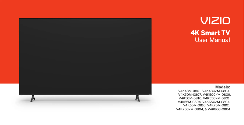 Página nº 1 - Manual de usuario VIZIO V4K43M-0804