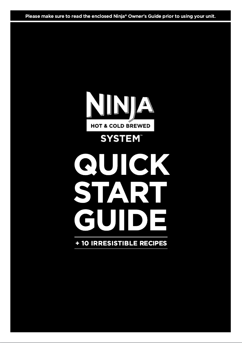 Página 1 del manual Guía de inicio rápido Ninja CP301