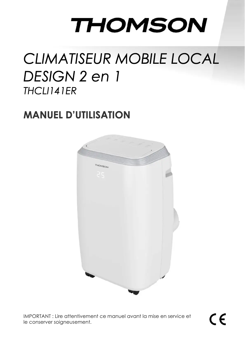 Imagen de la primera página del manual del dispositivo THCLI141ER
