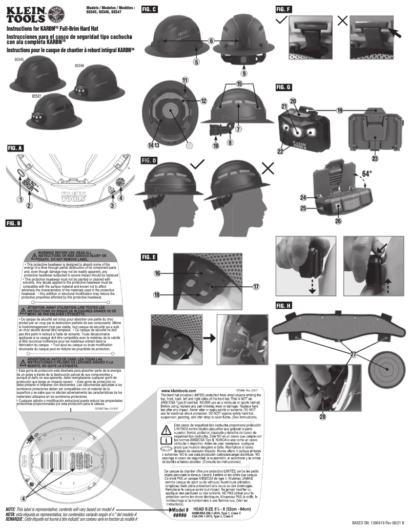 Imagen de la primera página del manual del dispositivo 60345