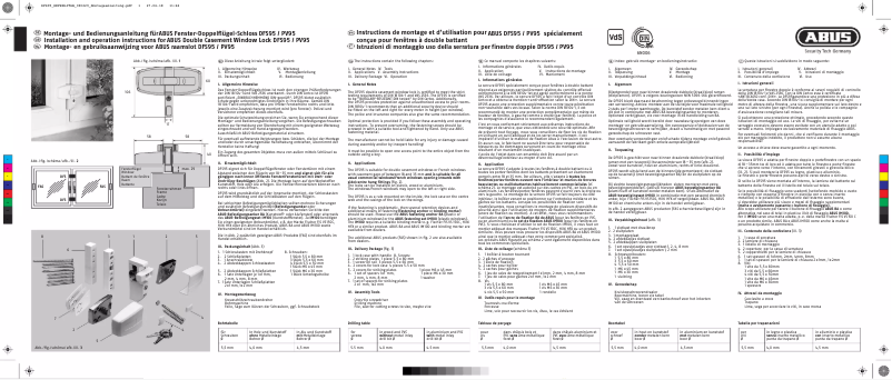 Imagen de la primera página del manual del dispositivo DFS95