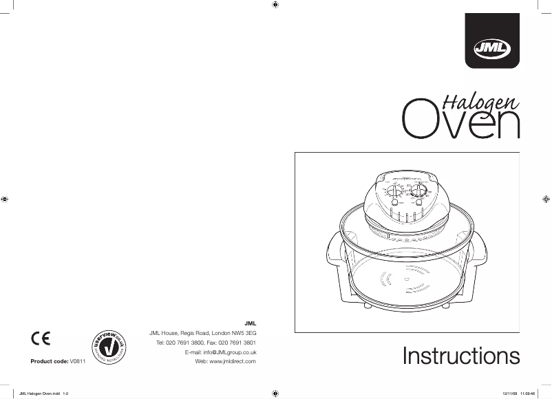 Imagen de la primera página del manual del dispositivo V0811