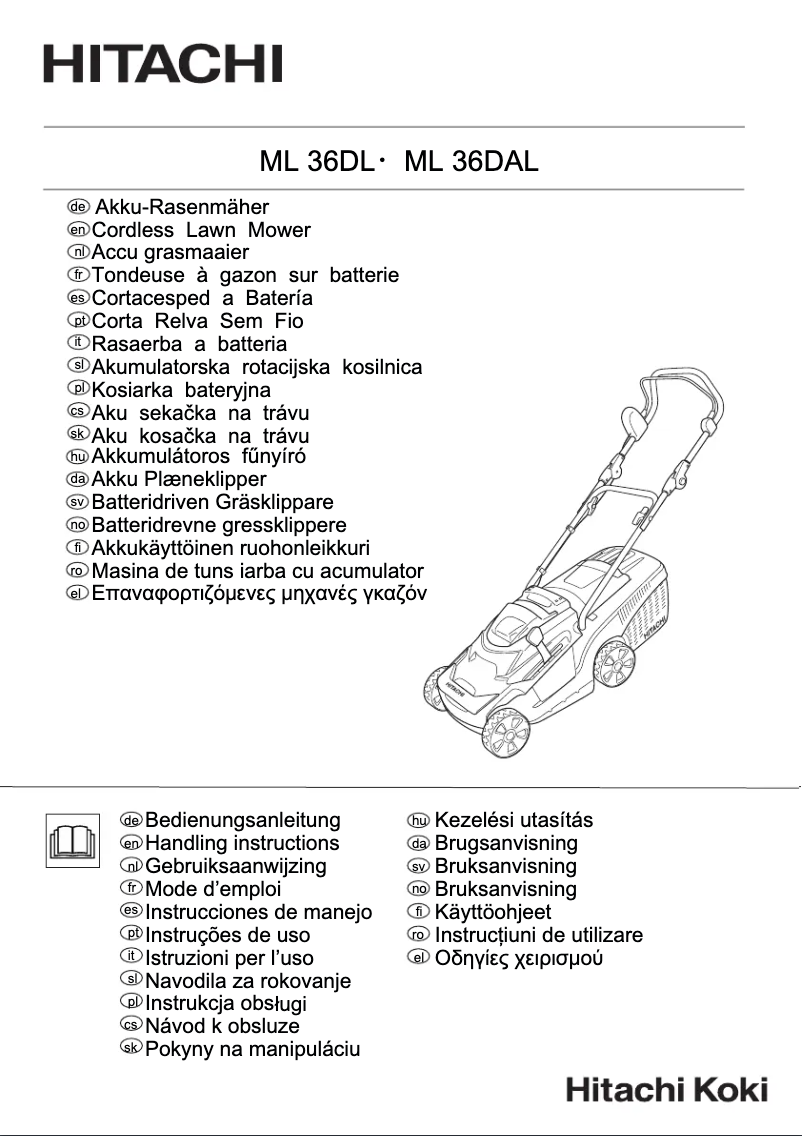 Página nº 1 - Manual de usuario Hitachi ML 36DAL