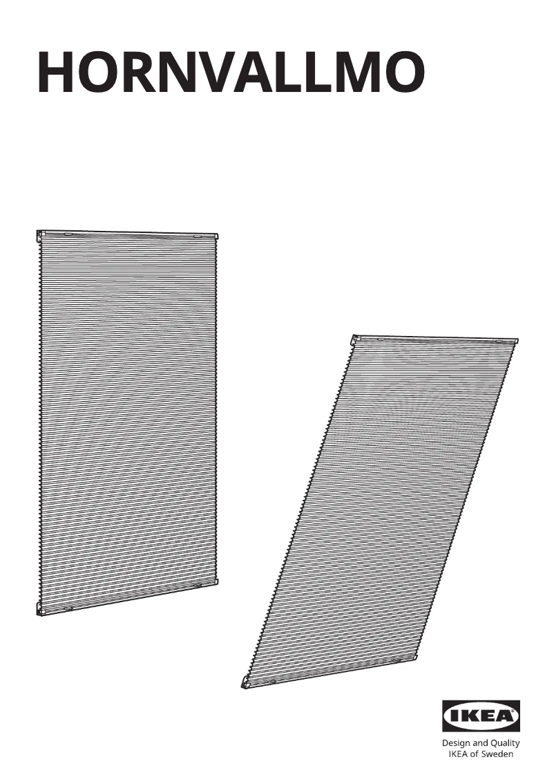 Página 1 del manual Manual de usuario Ikea HORNVALLMO 405.416.14