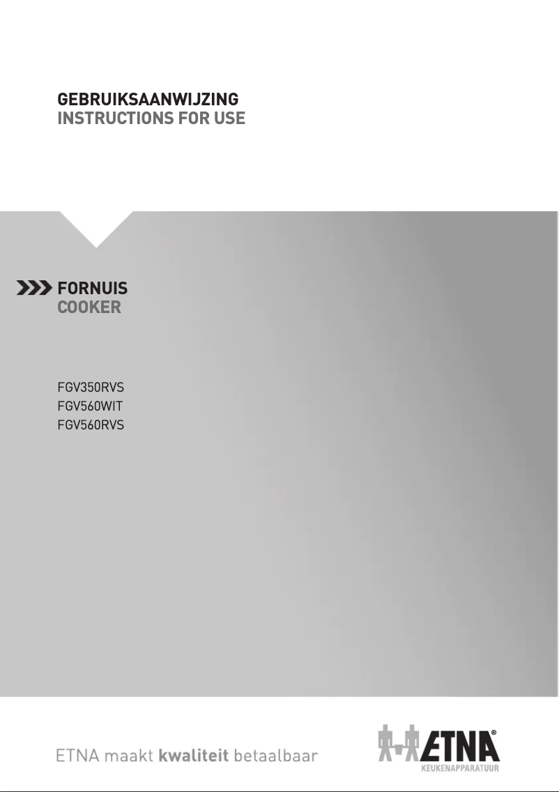 Imagen de la primera página del manual del dispositivo FGV350RVS