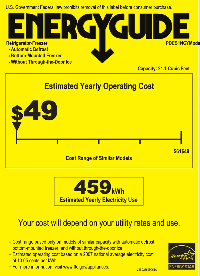 Imagen de la primera página del manual del dispositivo Profile PDCS1NCYLSS