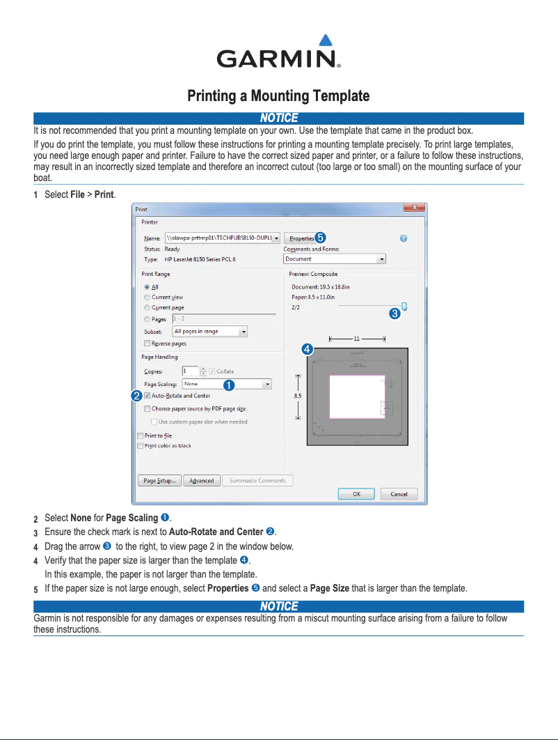 Imagen de la primera página del manual del dispositivo GPSMAP 7407xsv