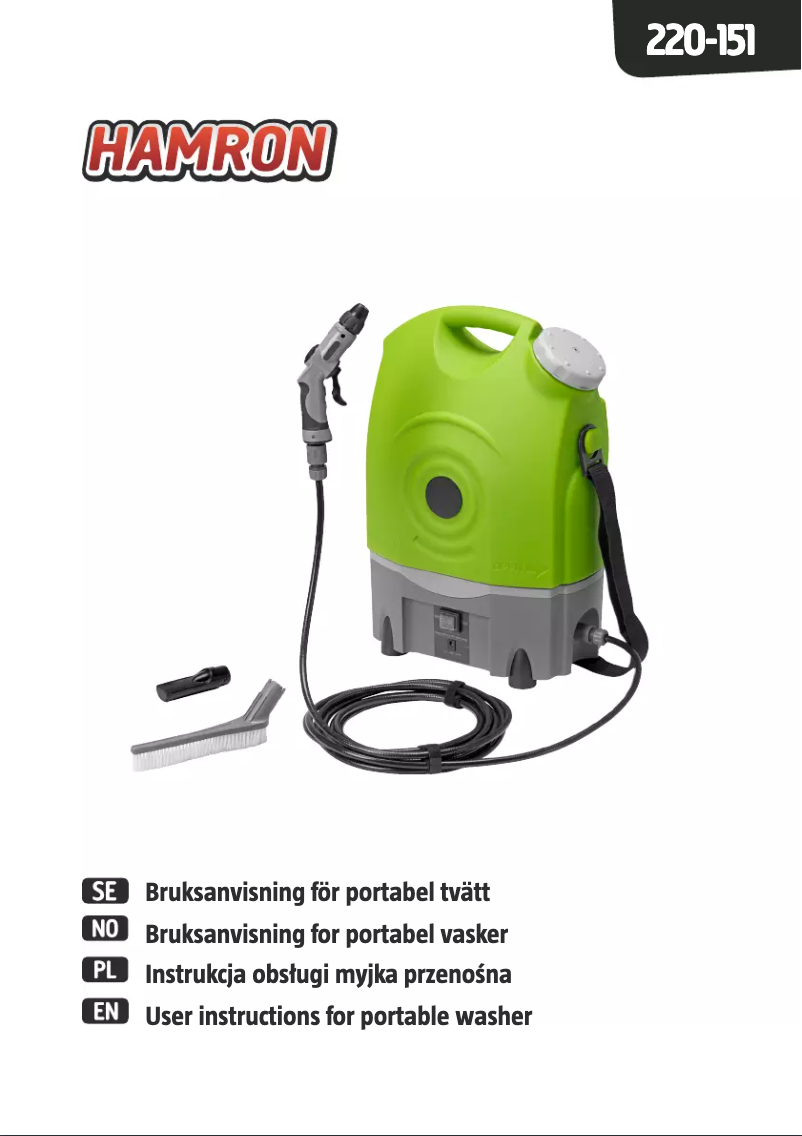 Imagen de la primera página del manual del dispositivo 220-151