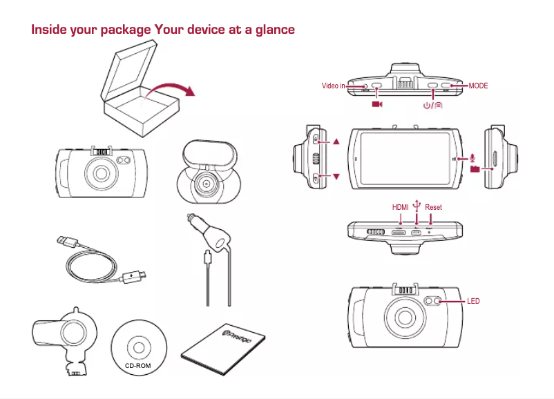 Imagen de la primera página del manual del dispositivo RoadRunner 580 GPS