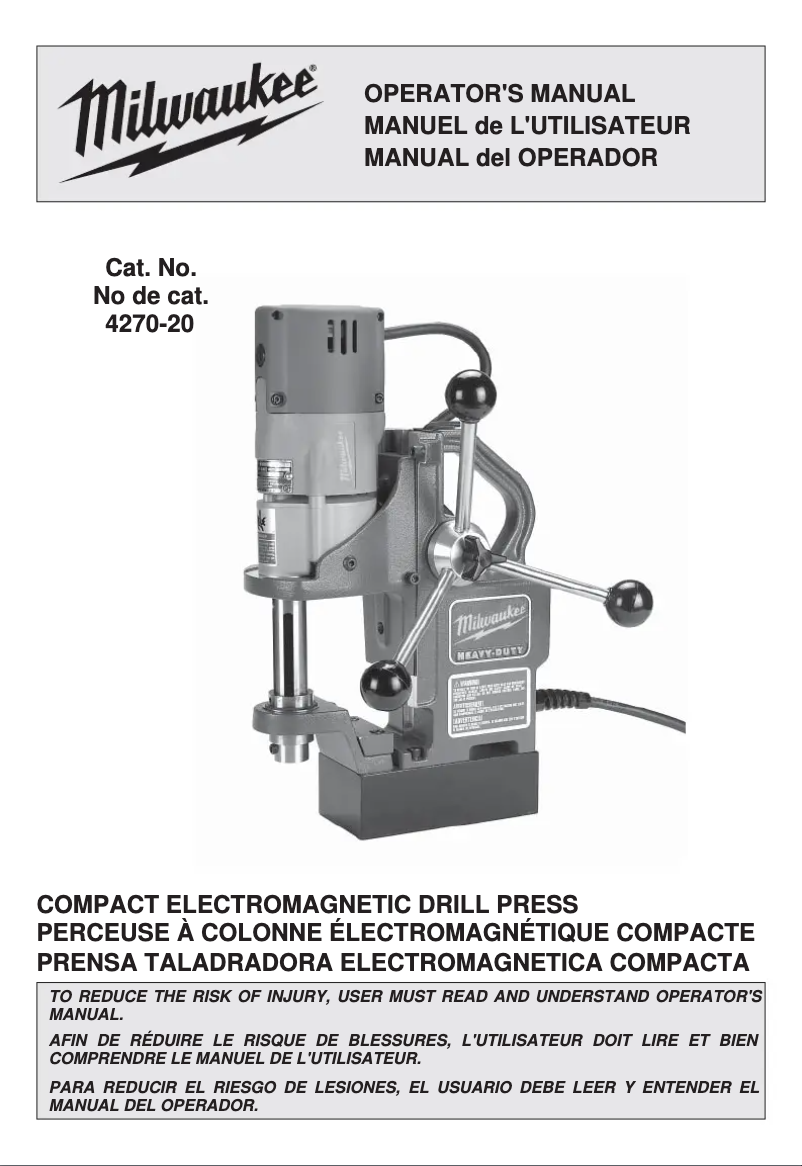 Imagen de la primera página del manual del dispositivo 4270-21