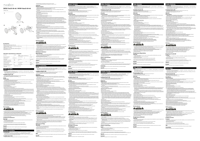 Imagen de la primera página del manual del dispositivo FNTB11CWT40