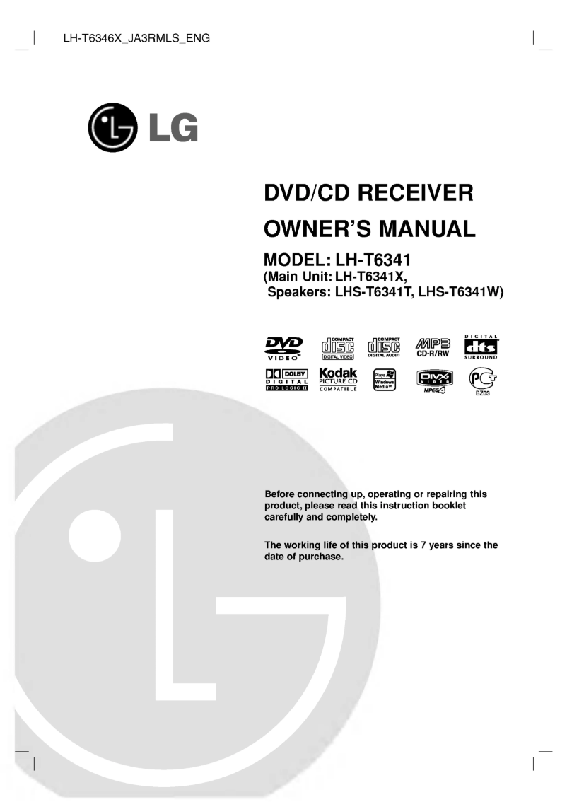 Imagen de la primera página del manual del dispositivo LH-T6346X