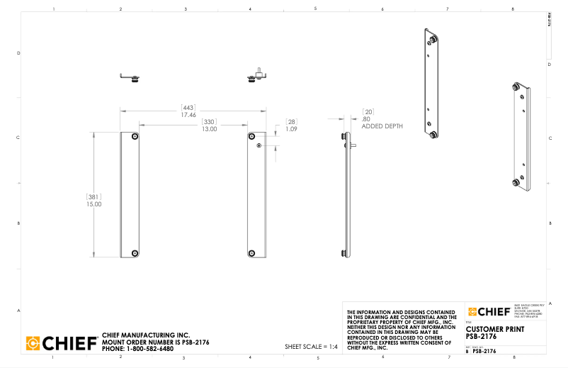 Imagen de la primera página del manual del dispositivo PDR2176B