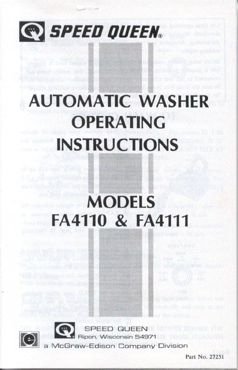 Imagen de la primera página del manual del dispositivo FA4110