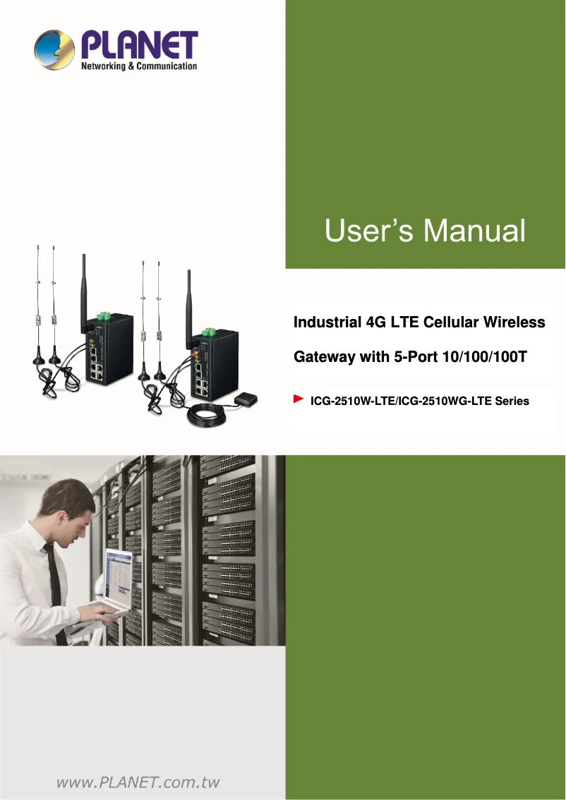 Página 1 del manual Manual de usuario Planet ICG-2510W-LTE
