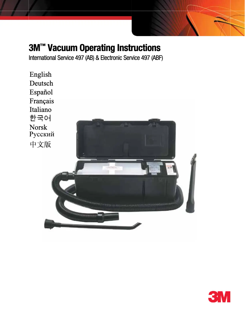 Página 1 del manual Manual de usuario 3M 497ABF