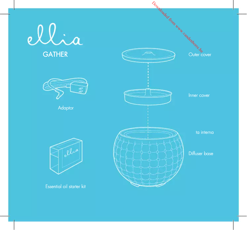 Página 1 del manual Manual de usuario Homedics Ellia Gather ARM-910