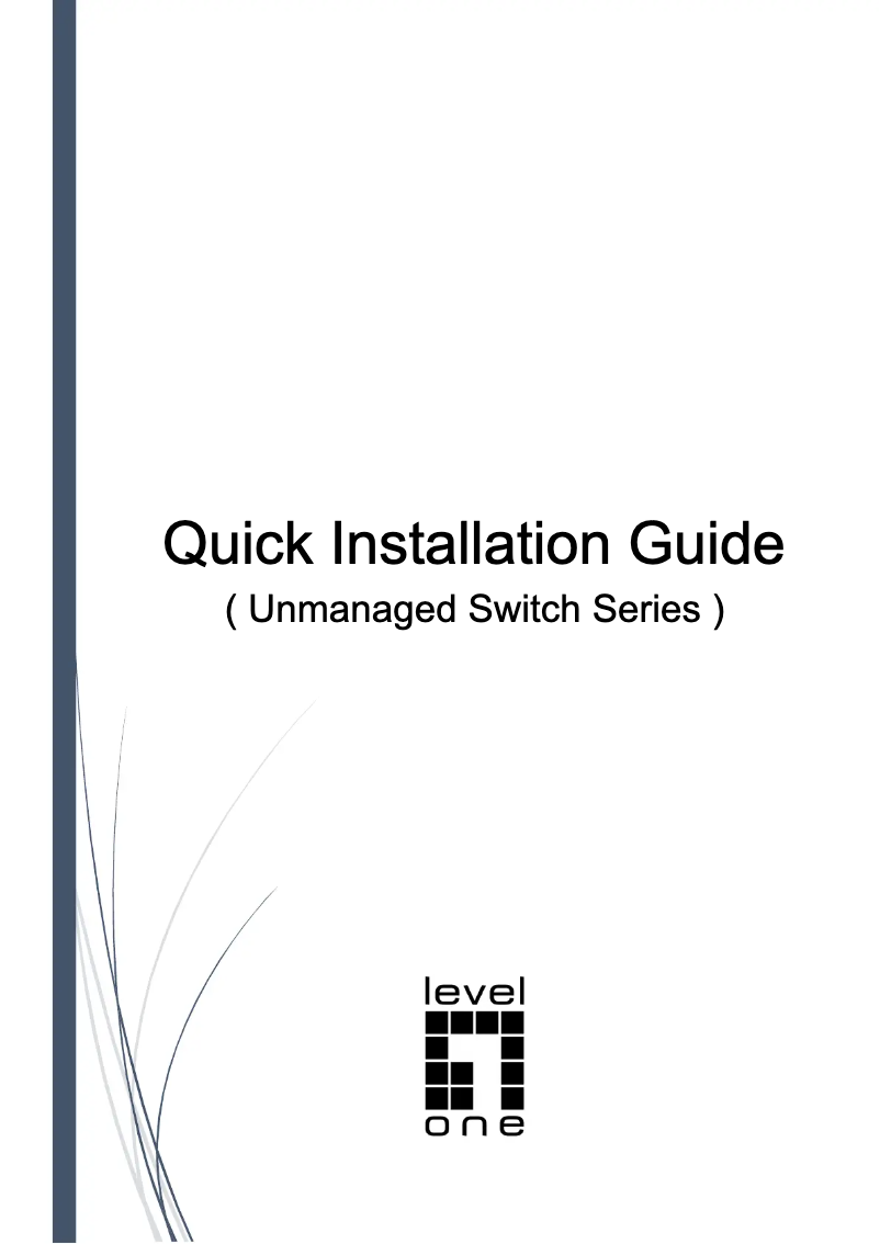 Página 1 del manual Manual de instrucciones LevelOne GEP-2421W500