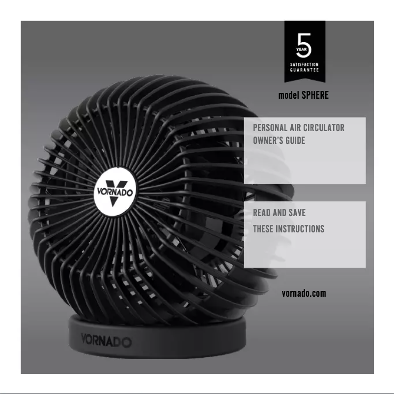 Imagen de la primera página del manual del dispositivo SPHERE