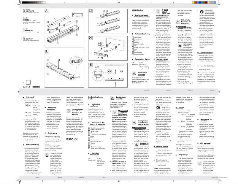 Imagen de la primera página del manual del dispositivo IAN 68686