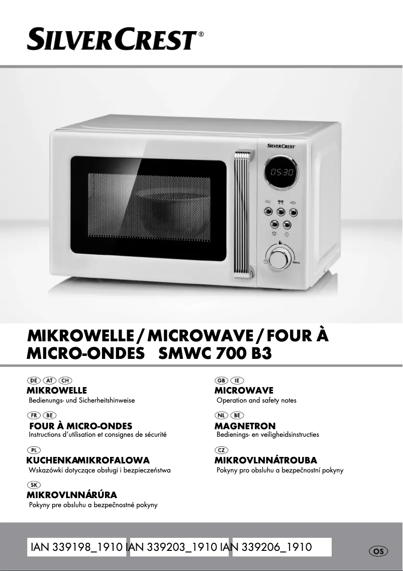 Imagen de la primera página del manual del dispositivo SMWC 700 A2