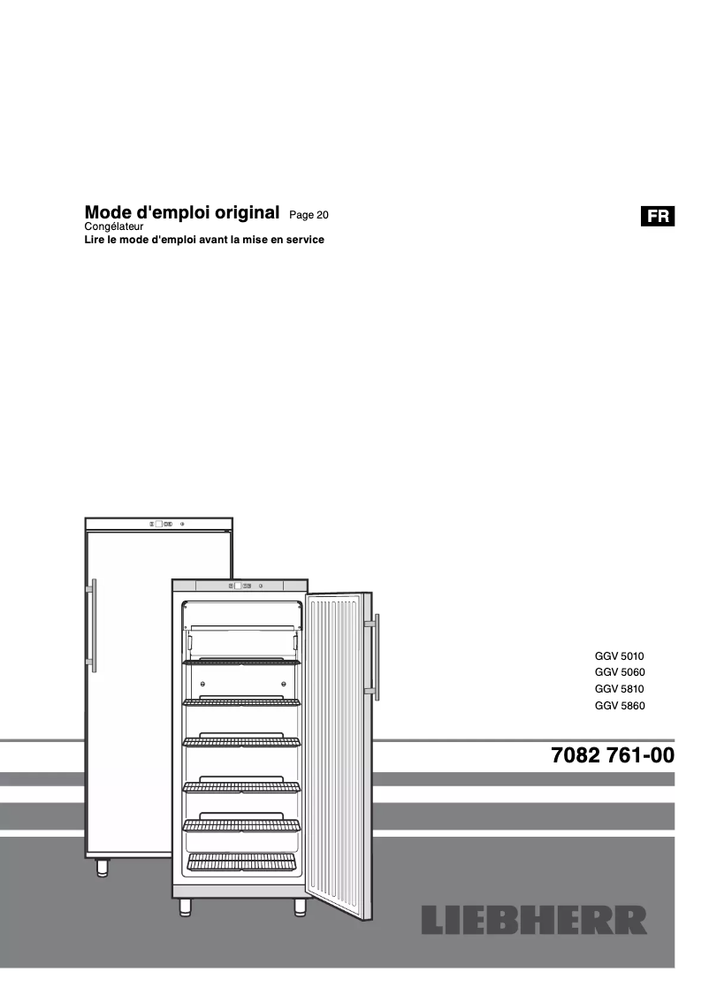 Página 1 del manual Manual de usuario Liebherr GGv 5060 ProfiLine