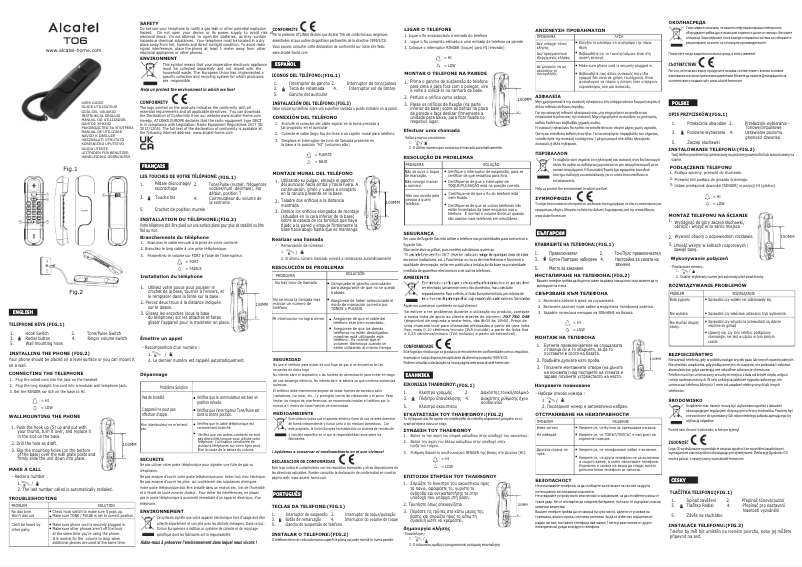 Página nº 1 - Manual de instrucciones Alcatel T06