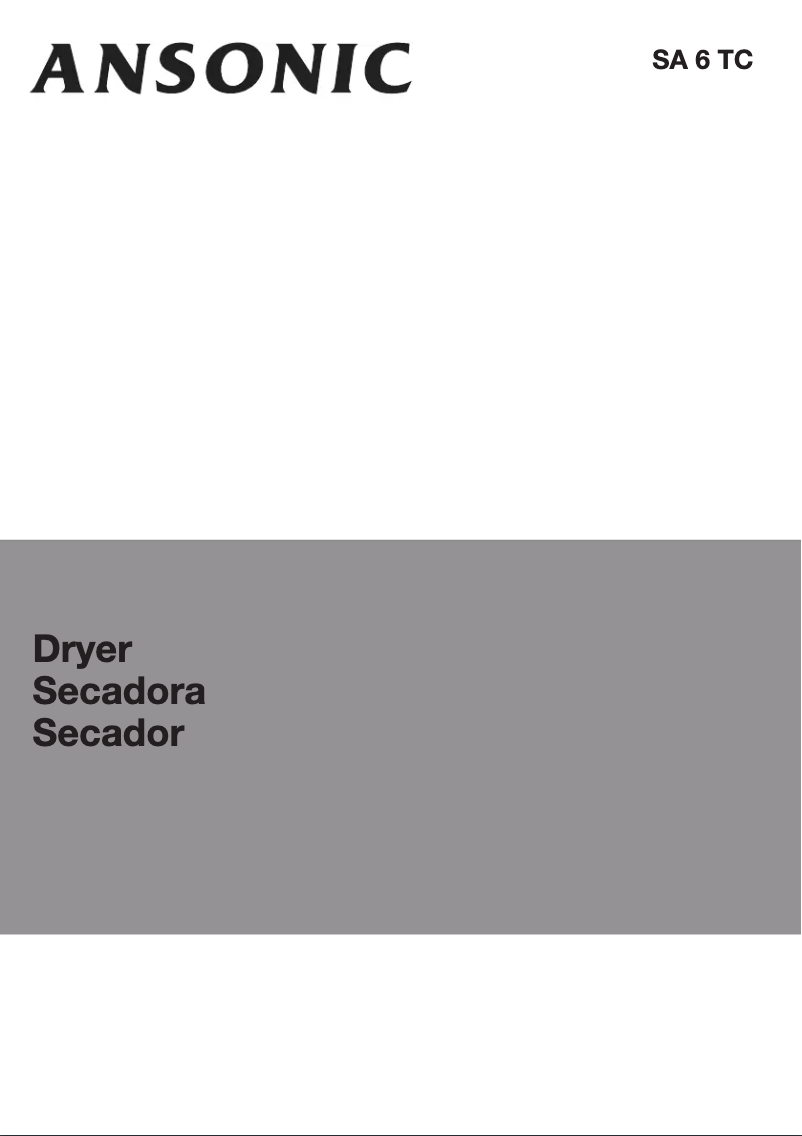 Imagen de la primera página del manual del dispositivo SA 6