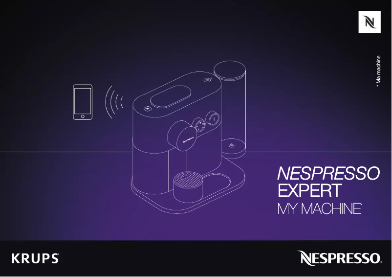 Imagen de la primera página del manual del dispositivo Nespresso Expert XN6008