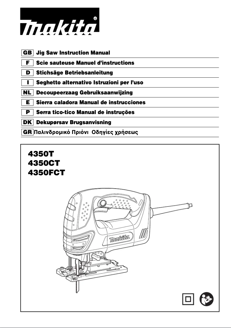 Página 1 del manual Manual de usuario Makita 4350CT