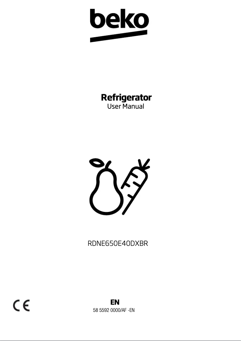 Imagen de la primera página del manual del dispositivo RDNE650E40DXBR