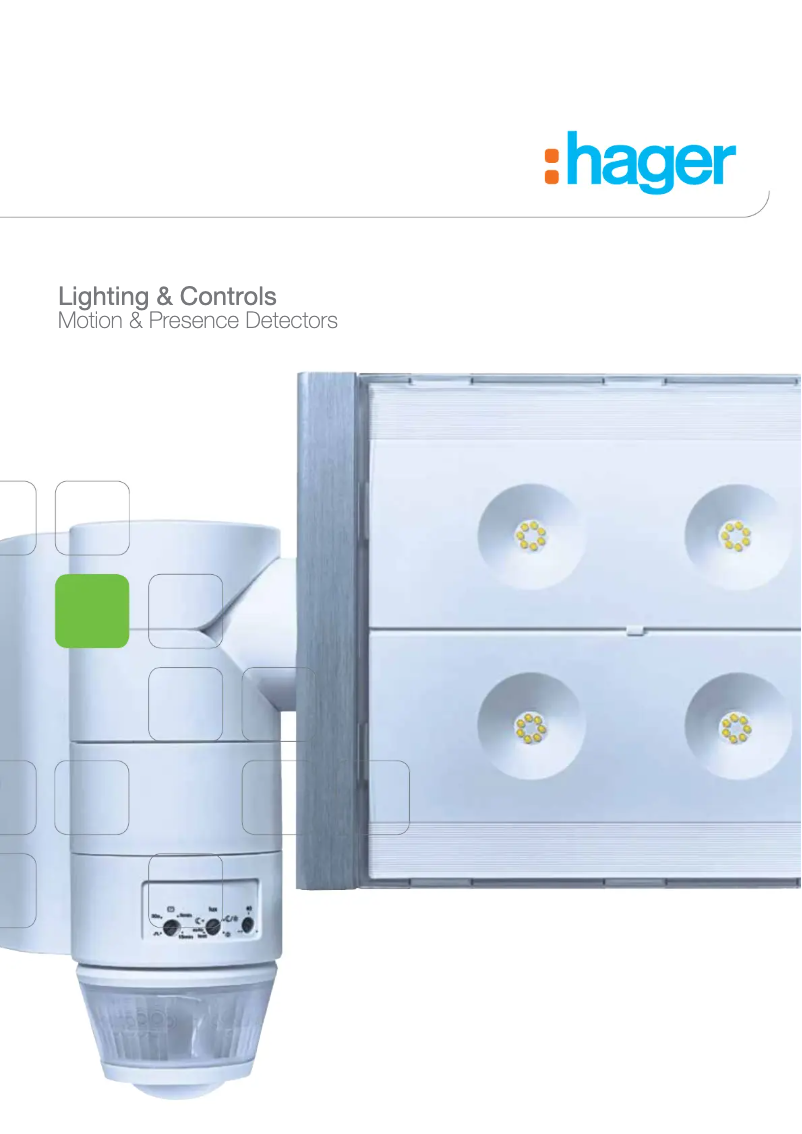 Página 1 del manual Catálogo Hager EE820