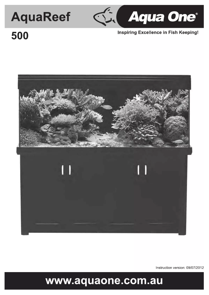 Página 1 del manual Manual de usuario Aqua One AquaReef 500