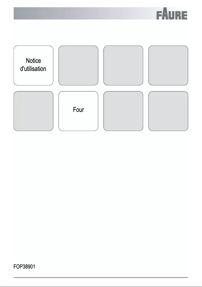 Imagen de la primera página del manual del dispositivo FOP38901WK