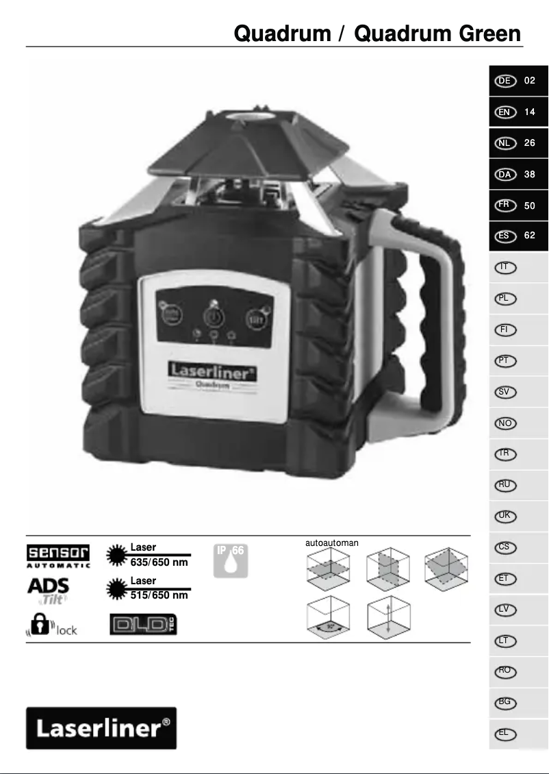 Página 1 del manual Manual de usuario Laserliner Quadrum M350 S