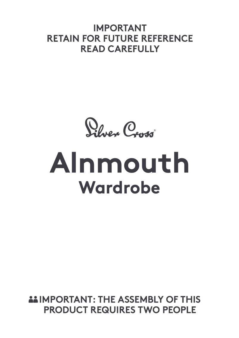 Página 1 del manual Manual de usuario Silver Cross Alnmouth Wardrobe