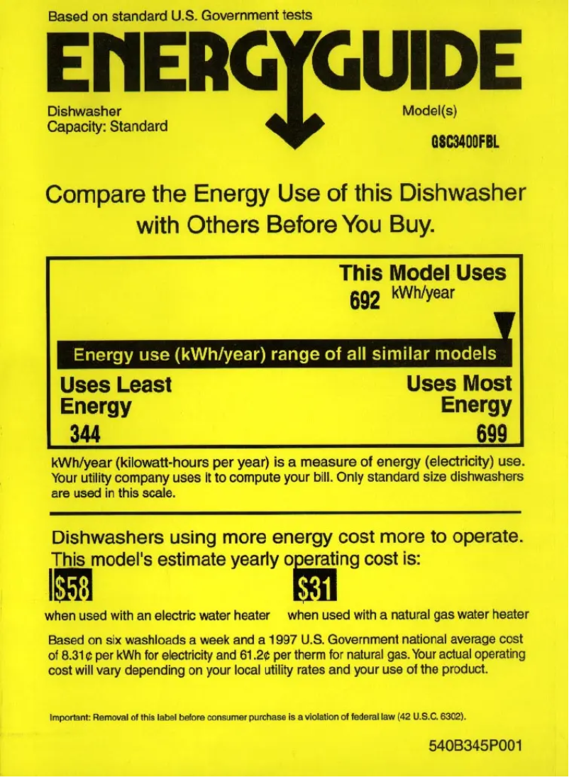 Imagen de la primera página del manual del dispositivo GSC3400FBL