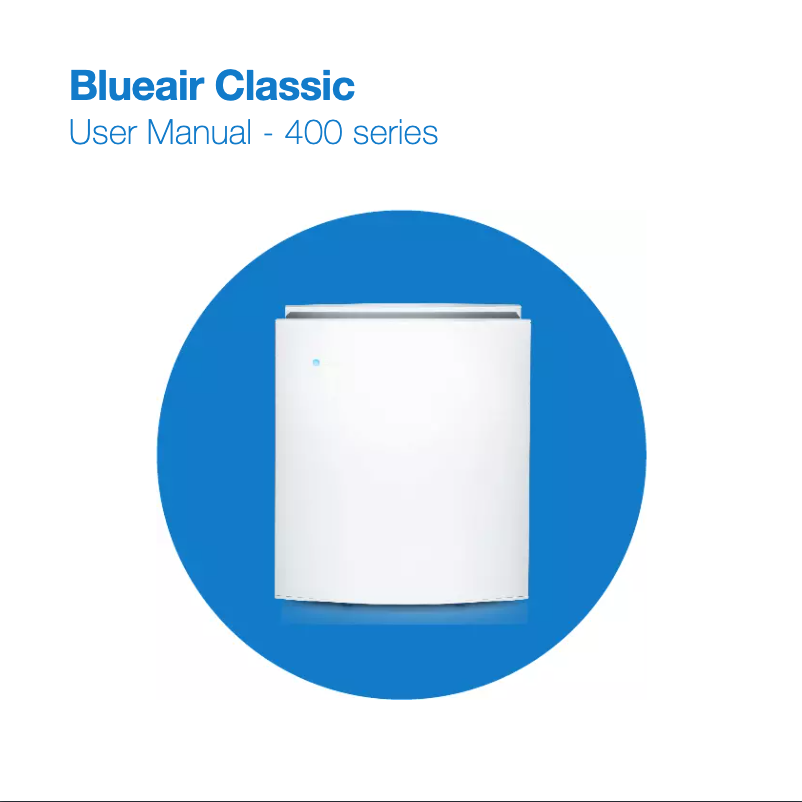 Página 1 del manual Manual de usuario Blueair Classic 405 PA