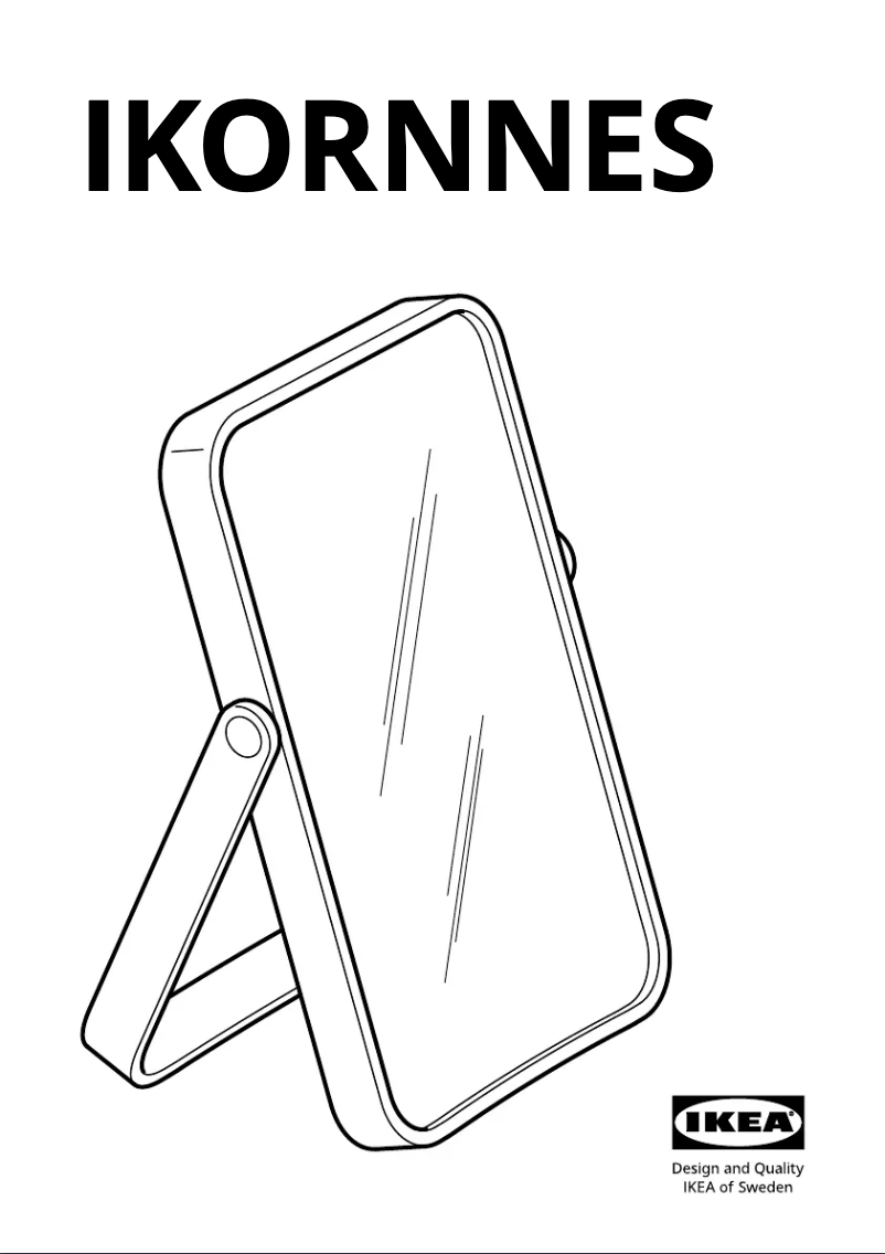 Imagen de la primera página del manual del dispositivo IKORNNES 803.069.21