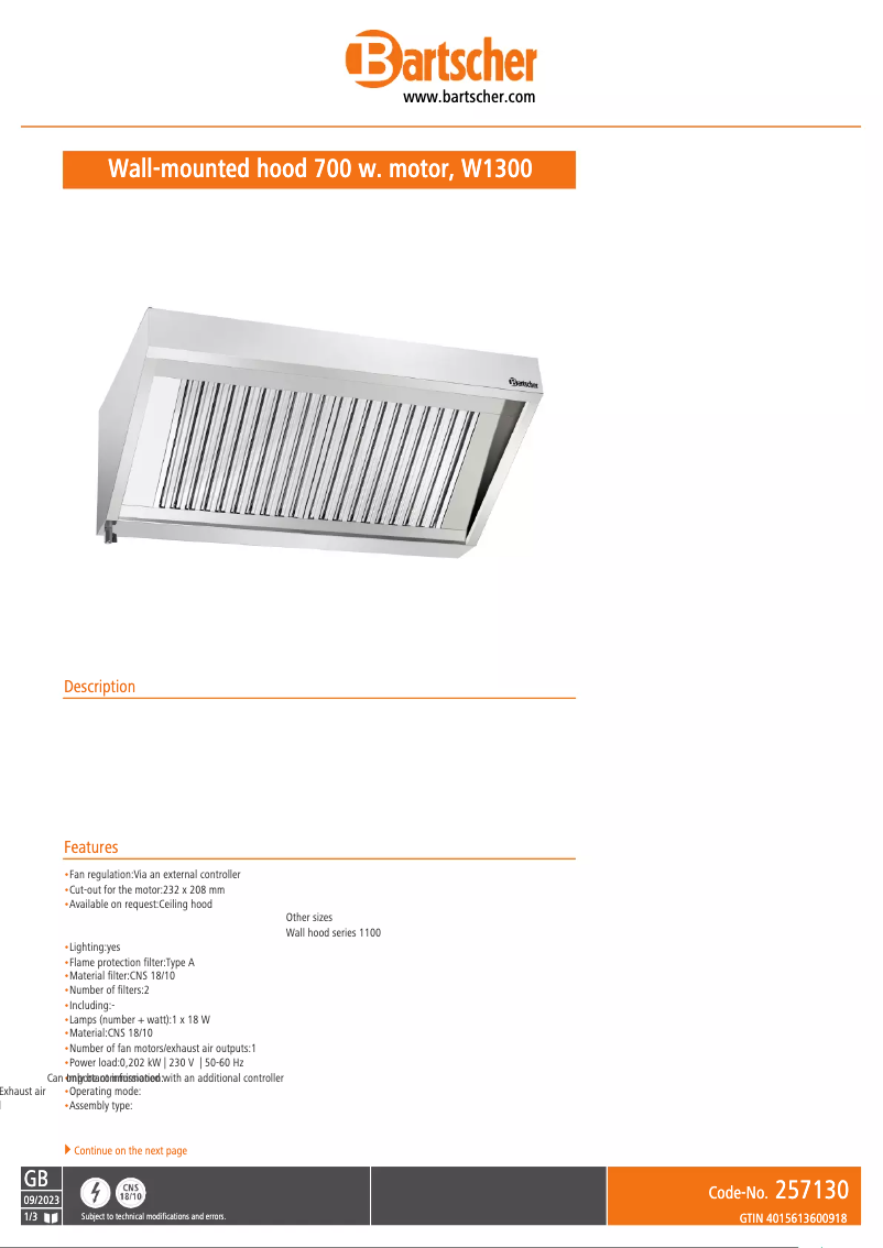 Imagen de la primera página del manual del dispositivo 264130